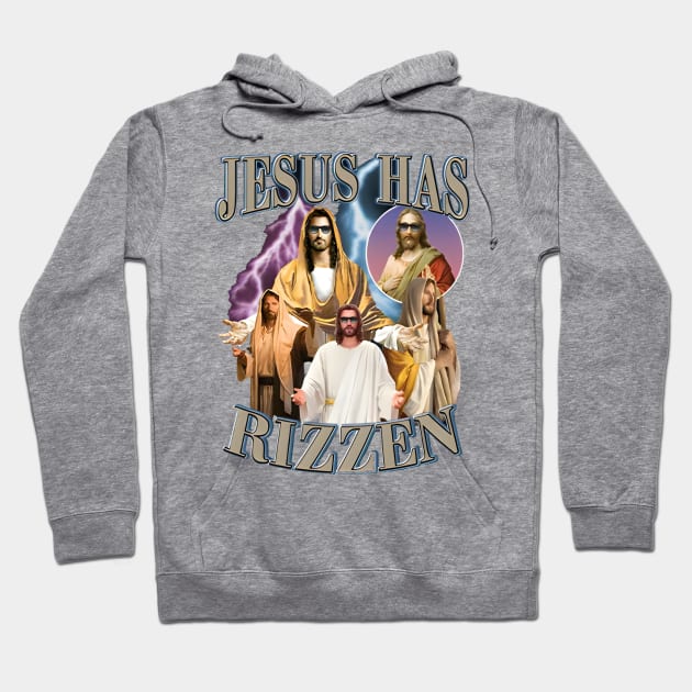 Jesus Has Rizzen Hoodie by arttika